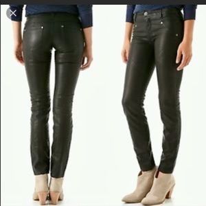 Free People leather Vegan pants. Size 2